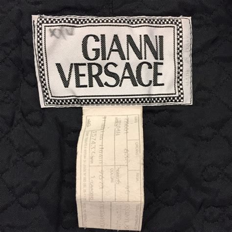 authentic real versace label|vintage gianni versace label.